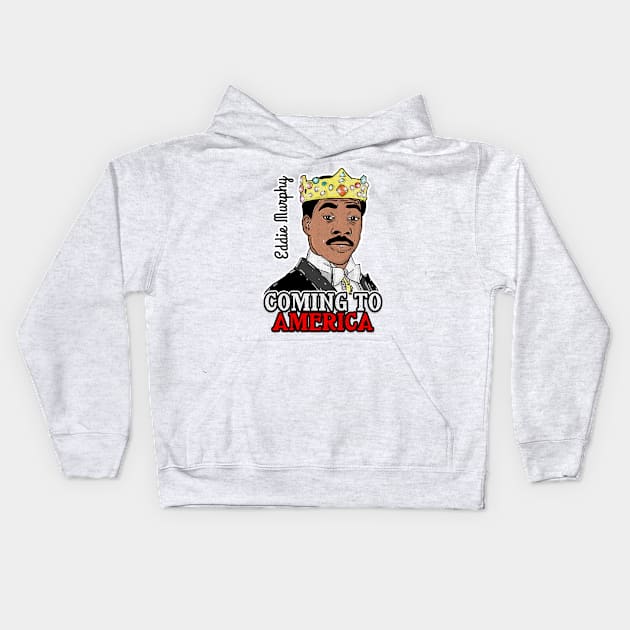 Coming To America Kids Hoodie by Motor Lipat